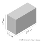 ИБП Ippon Innova G2 Euro 3000 (с двойным преобразованием, 3000ВА, 2700Вт, 4xCEE 7 (евророзетка))