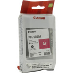 Чернильный картридж Canon PFI-102M (пурпурный; 120стр; 130мл; iP F510, 605, 610)