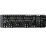 Клавиатура и мышь Logitech Wireless Combo MK220 Black USB (классическая мембранная, 101кл, светодиодная, кнопок 2, 1000dpi)