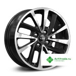 КиК Granta FL КС899 R15/6J PCD 4x98 ET 35 ЦО 58,6 черный с полированной лицевой поверхностью