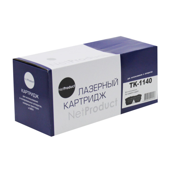 Тонер-картридж NetProduct N-TK-1140 (оригинальный номер: TK-1140; черный; 7200стр; Kyocera Mita FS-1030MFP, 1130MFP, ECOSYS M2030DN, M2530DN)