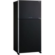 Холодильник Sharp SJ-XG60PMBK (No Frost, A++, 2-камерный, объем 600:422/178л, инверторный компрессор, 86,5x187x74см, чёрный) [SJXG60PMBK]