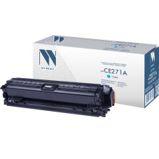 Тонер-картридж NV Print HP CE271A (голубой; LaserJet Color CP5525dn, CP5525n, CP5525xh, M750dn, M750n, M7)