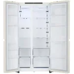 Холодильник LG GC-B257KEHW (No Frost, A+, 2-камерный, Side by Side, объем 703:432/271л, инверторный компрессор, бежевый)