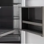 Холодильник Hyundai CM55043F (No Frost, A+, 3-камерный, Side by Side, инверторный компрессор, черная сталь)