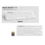 Клавиатура Logitech K380 Dark Offwhite ( мембранные)