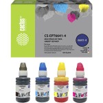 Чернила Cactus CS-EPT6641-4 (многоцветный; 100мл; Epson L100, L110, L120, L132, L200, L210, L222, L300, L312, L350, L355, L362, L366, L456, L550, L555, L566, L1300)