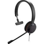 Гарнитура Jabra EVOLVE 20 MS Mono (оголовье, с проводом, накладные, USB Type-A, Skype for Business)