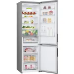 Холодильник LG GC-B509ANMW (No Frost, A++, 2-камерный, объем 422:292/130л, инверторный компрессор, серый)
