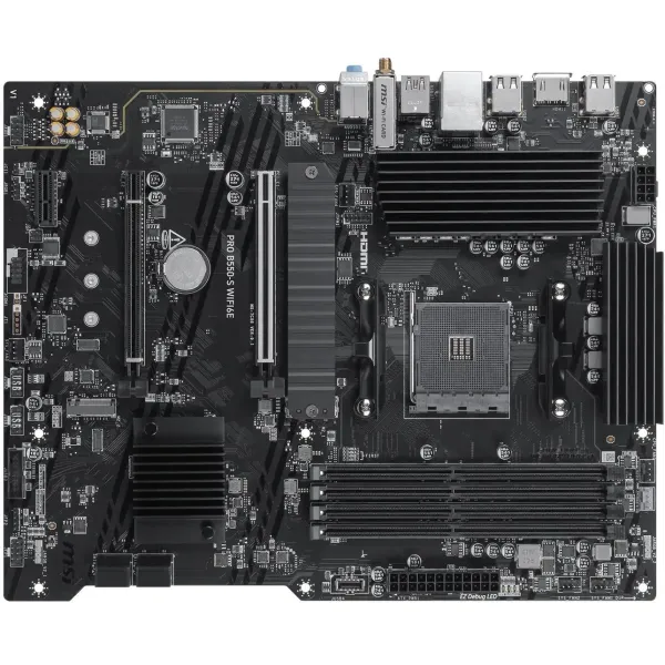Материнская плата MSI PRO B550-S WIFI6E (AM4, 4x, ATX, RAID SATA: 0,1,10)