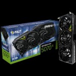Видеокарта GeForce RTX 5070TI 2295МГц 16Мб Palit (GDDR7, 256бит, 1xHDMI, 3xDP)