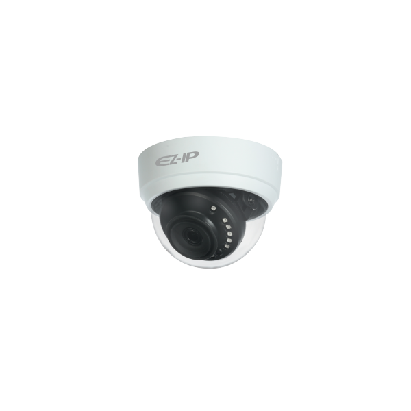 Камера видеонаблюдения Dahua EZ-HAC-D1A21P-0360B (аналоговая, внутренняя, купольная, 2Мп, 3.6-3.6мм, 1920x1080)