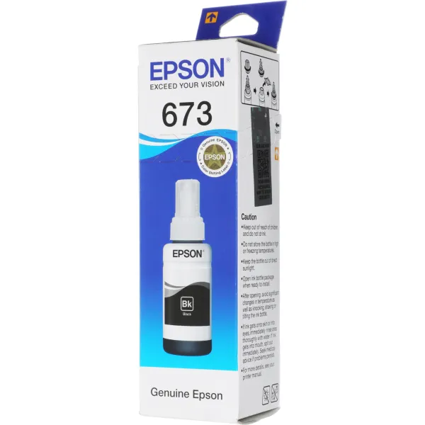 Картридж Epson C13T673198 (черный; 70стр; L800, L805, L810, L850, L1800)