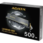 Жесткий диск SSD 500Гб ADATA (2280, 5000/3000 Мб/с, PCIe 4.0 x4 (NVMe))