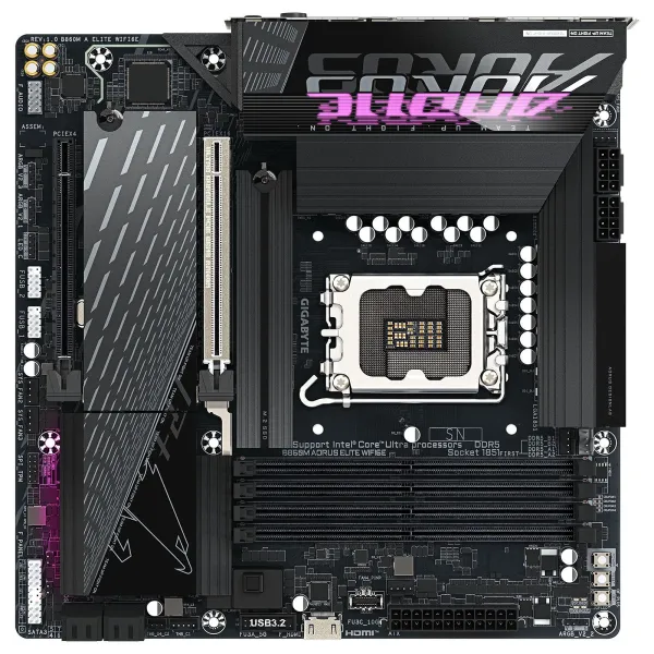 Материнская плата Gigabyte B860M A ELITE WIFI6E (Socket-1851, xDDR4 DIMM, microATX, RAID SATA: 0,1,10,5)