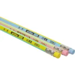 Карандаш чернографитовый Deli EU52606-1 (липа, трехгранный, 2B, упаковка 1шт, ластик)