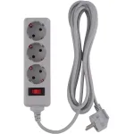 Сетевой фильтр Buro 300SL-1-G (1м, 3xEURO, 1,5кВт, 7А)