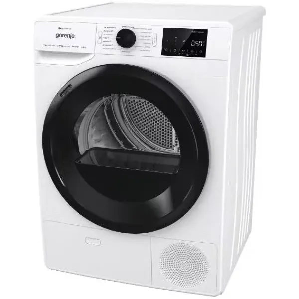 Сушильная машина Gorenje DGPNE82GNLW (конденсационная, A++, макс.загрузка 8 кг, тепловой насос, 16 программ, уровень шума 65 дБ)