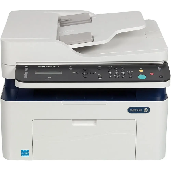 МФУ Xerox WorkCentre 3025NI (черно-белая, A4, 20стр/м, 1200x1200dpi, 15'000стр в мес, Wi-Fi)