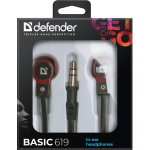 Проводные наушники DEFENDER Basic-619