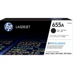 Тонер-картридж HP 655A (черный; 12500стр; M652, 653, M681, 682)