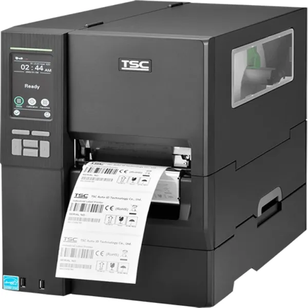Стационарный принтер TSC ML341P (Термотрансферная печать и прямая термопечать, 300dpi, 152мм/сек, макс. ширина ленты: 108мм, USB, Ethernet, RS-232, Wi-Fi)