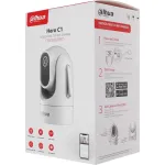 Камера видеонаблюдения Dahua DH-SD-H4C-0400B (IP, внутренняя, сферическая, 4Мп, 4-4мм, 2560x1440, 25кадр/с)