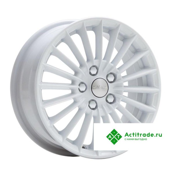 Скад Веритас R15/6J PCD 4x114,3 ET 45 ЦО 67,1 белый