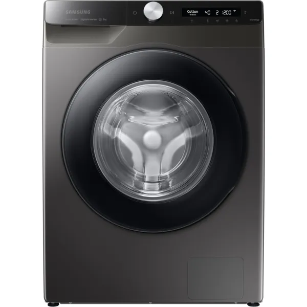 Стиральная машина Samsung WW80AG6S28AX(60x85x45см, фронтальная, макс:8кг, 1200об/мин, нержавеющая сталь)