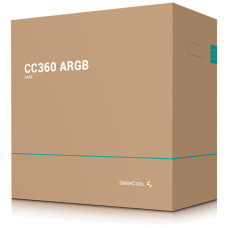 Корпус DeepCool CC360 ARGB (Mini-Tower) [R-CC360-BKAPM3-G-1]