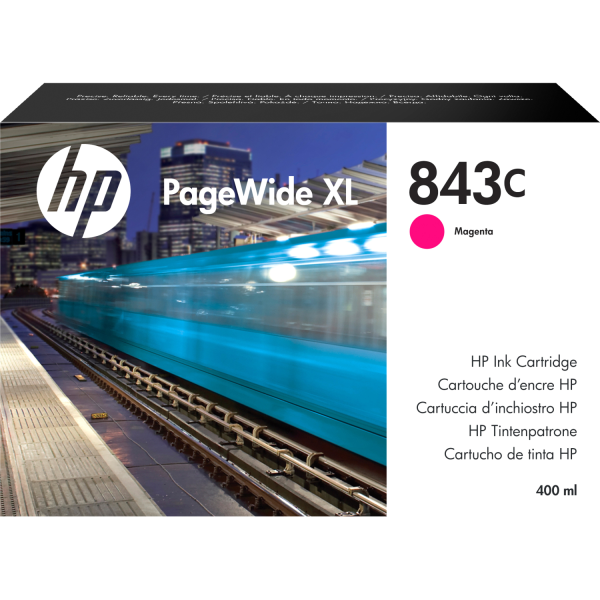 Картридж HP 843C (пурпурный; 400мл; PageWide XL 5000, 4x000)