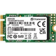 Жесткий диск SSD 480Гб Transcend 420S (2242, 530/480 Мб/с, 75000 IOPS, SATA 3Гбит/с) [TS480GMTS420S]