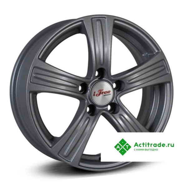 IFree S.U. R15/6J PCD 5x100 ET 38 ЦО 57,1 антрацитовый