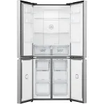 Холодильник Gorenje NRM819E61X (No Frost, A+, 3-камерный, Side by Side, объем 499:324/175л, инверторный компрессор, серый)
