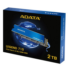 Жесткий диск SSD 2Тб ADATA Legend (2280, 2400/1800 Мб/с, 150000 IOPS, PCIe 3.0 x4 (NVMe)) [ALEG-710-2TCS]