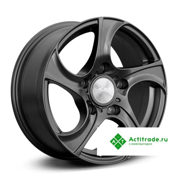 Скад Вихрь R16/7J PCD 5x139,7 ET 40 ЦО 98,5 черный матовый