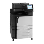 МФУ HP Color LaserJet Enterprise flow MFP M880z (лазерная, цветная, A3, 1536Мб, 46стр/м, 1200x1200dpi, авт.дуплекс, 200'000стр в мес, RJ-45, USB)