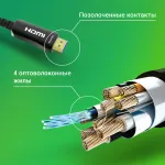 Кабель аудио-видео Digma (HDMI (m), HDMI (m), 50м)