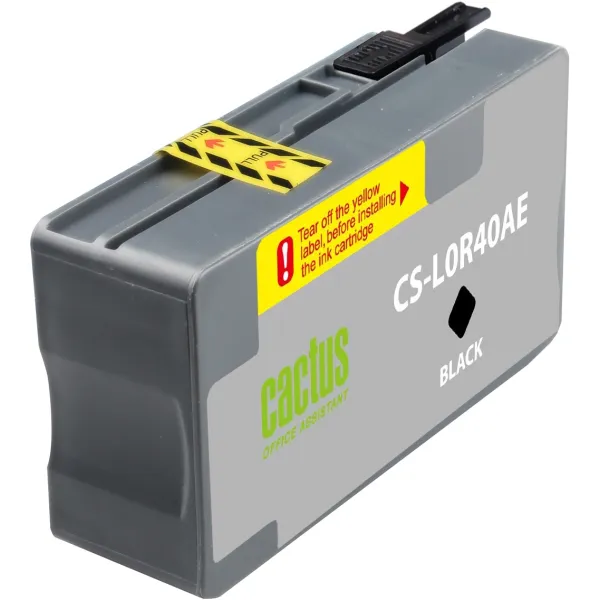 Cactus CS-L0R40AE (черный пигментный; 73стр; OfficeJet 8210, 8218, 8720, 8725, 8730)