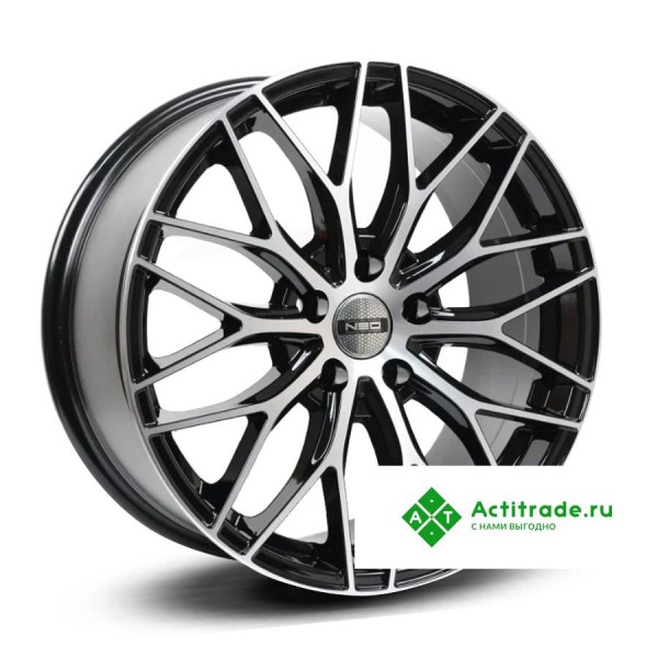 Neo 740 R17/7J PCD 5x112 ET 40 ЦО 57,1 черный с полированной лицевой поверхностью