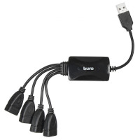 Разветвитель USB BURO BU-HUB4-0.3-U2.0-Splitter [BU-HUB4-0.3-U2.0-SPLITTER]