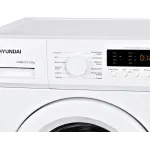 Стиральная машина Hyundai WME6004(фронтальная узкая, класс стирки/отжима/э.потребления: A/C/A+++ , макс: 6кг, 1000 об/мин, инвертер, защита: частичная, 59.5x85x39см, белый)