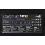 Блок питания Aerocool KCAS PLUS 500W (ATX, 500Вт, 20+4 pin, ATX12V 2.4, 1 вентилятор, BRONZE)