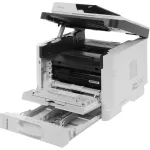 МФУ Ricoh M 320F (лазерная, черно-белая, A4, 256Мб, 32стр/м, 1200x1200dpi, авт.дуплекс, 35'000стр в мес, RJ-45, USB)