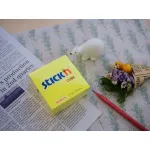 Блок самоклеящийся Hopax 21010 (бумага, желтый, 76x76мм, 400листов, 70г/м2)