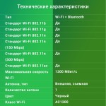 Сетевой адаптер DIGMA DWA-BT5-AC1300E