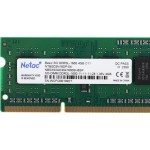 Память SO-DIMM DDR3L 4Гб 1600МГц Netac (12800Мб/с, CL11, 204-pin, 1.35 В)