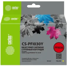 Cactus CS-PFI030Y (желтый пигментный; 55стр; imagePROGRAF TA-20, 30, TM-240, 340) [CS-PFI030Y]