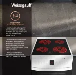 Плита Weissgauff WES 2V16 WE