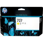 Чернильный картридж HP 727 (желтый; 130стр; 130мл; DJ T920, T1500)